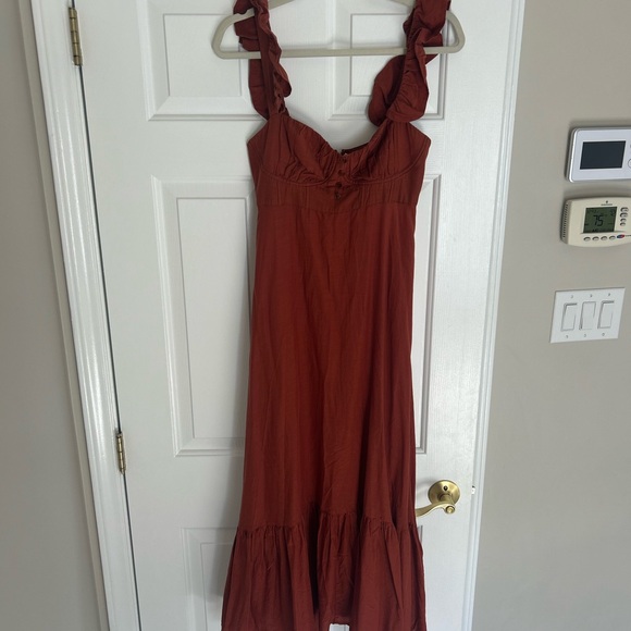 FARM Rio Ruffle Strap Maxi Dress - Picture 5 of 8